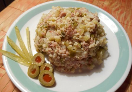 Kasza jaglana z tuńczykiem