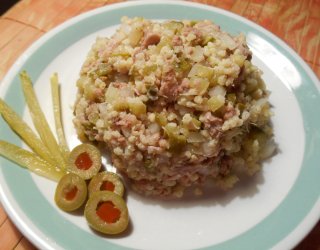 Kasza jaglana z tuńczykiem