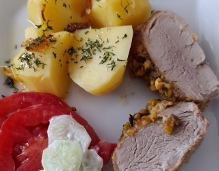 Polędwiczka pieczona z miodem