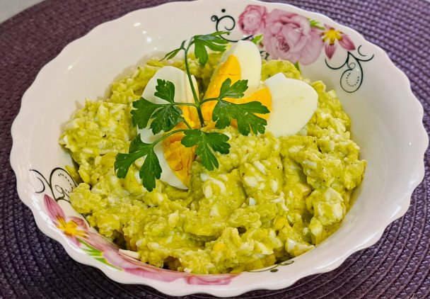 Pasta z awokado.