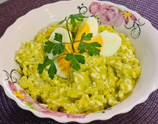 Pasta z awokado.