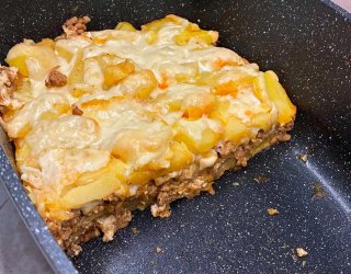 Zapiekanka ziemniaczana z mięsem mielonym