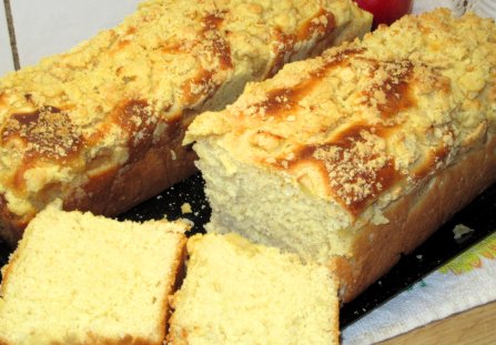 Mięciutkie ciasto drożdżowe jabłkami i kruszonką, pyszne, łatwe
