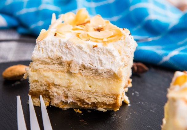 Ciasto na krakersach bez pieczenia