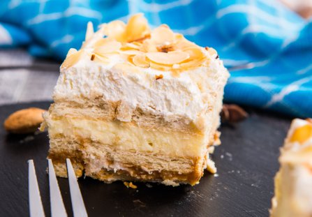 Ciasto na krakersach bez pieczenia