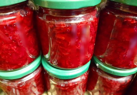 Buraczki z papryką i cebulą bez pasteryzowania