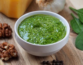 Pesto ze szpinaku