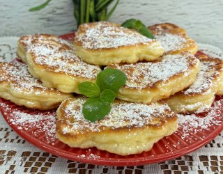Szybkie placuszki budyniowe na zsiadłym mleku