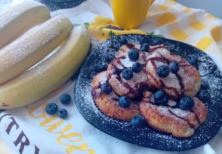 Placki mocno bananowe