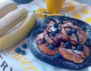 Placki mocno bananowe