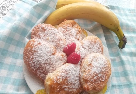 Puszyste placki bananowe