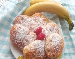 Puszyste placki bananowe
