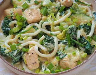Zielone curry na śmietance