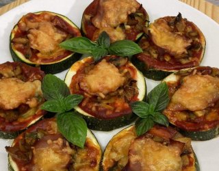 Mini pizze z cukinii