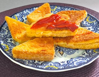 Szybkie grzanki śniadaniowe.