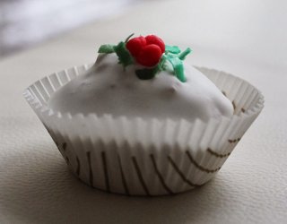Wilgotne muffinki z dojrzałym bananem
