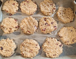 Ciastka owsiane bez cukru, bez glutenu