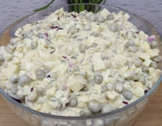 Sałatka z pieczarkami