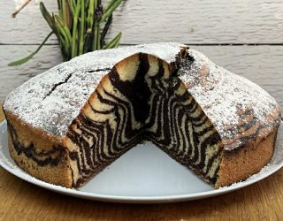 Ciasto zebra
