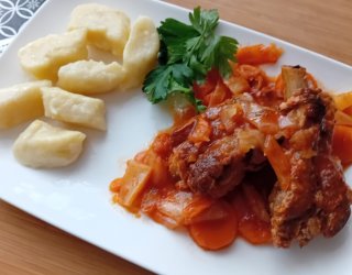 Żeberka w kapuście
