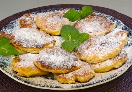 Racuszki z jabłkami.