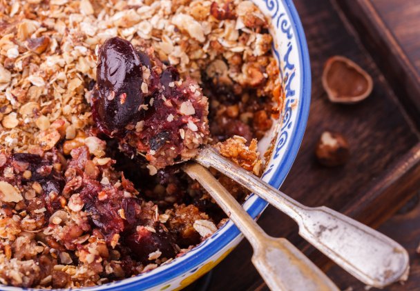 Crumble ze śliwkami