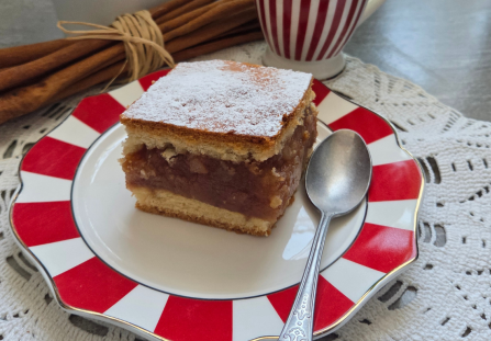 Szarlotka z galaretką