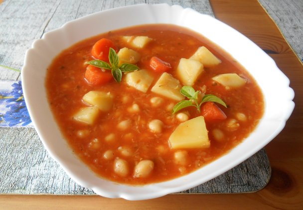 Zupa z soczewicy i ciecierzycy