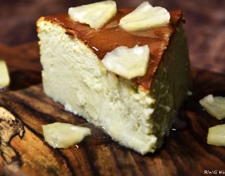 Sernik matcha & ananas