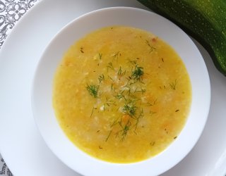 Zupa cukiniowo-ryżowa