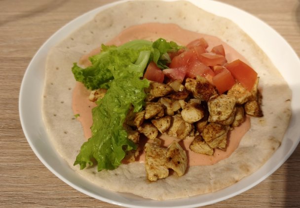 Tortilla z kurczakiem