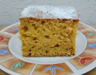 Ciasto pomarańczowe z serkiem homogenizowanym